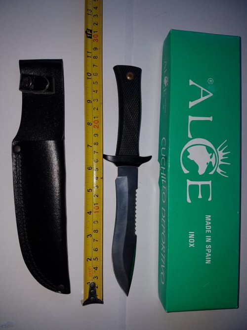 Muela Alce INOX 5516 - Drop Point Knife in Green Box (approx £20)